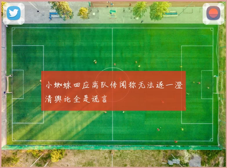 小蜘蛛回应离队传闻称无法逐一澄清舆论全是谎言